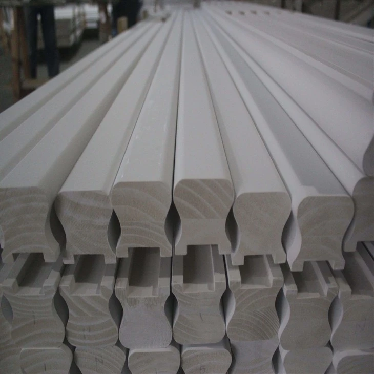 High Cost Performance Wood Stair Parts Wood Hand Rail For Decoration