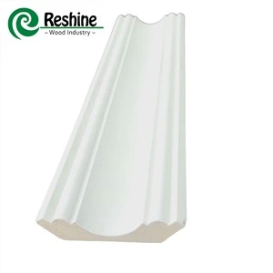 ลงสีพื้น MDF Crown Moulding